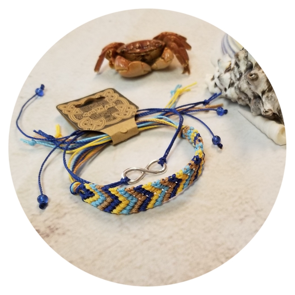 Sun,Sand & Sea Handmade Beach Bracelets Set/2
